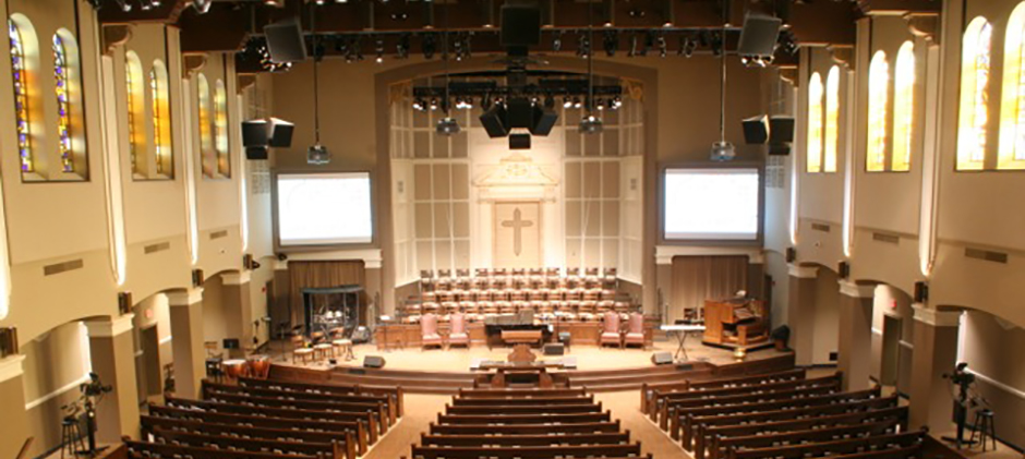 First Baptist Church in Midland, Texas.