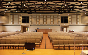 Acoustic finishes at Fellowship Bible Church in Topeka